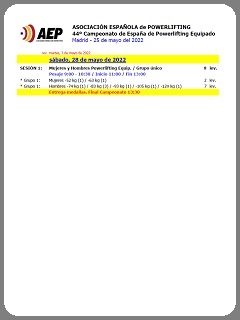 Horario_AEP-1_Absoluto_Powerlifiting_Equip_Madrid_2022 Horario_AEP-1_Absoluto_Powerlifiting_Equip_Madrid_2022