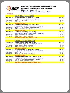 Horario_AEP-2_Open_Mediterrani_Montornes_2022