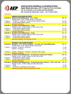 Horario_AEP-2_Open_Reino_Leon_SARabanedo_2022