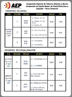 Horarios_Masters_Power_Chiva_2021 Horarios_Masters_Power_Chiva_2021
